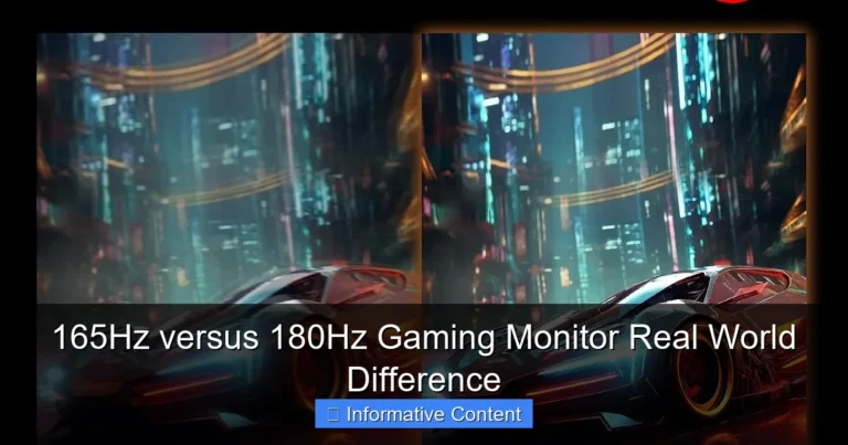 165Hz versus 180Hz Gaming Monitor Real World Difference