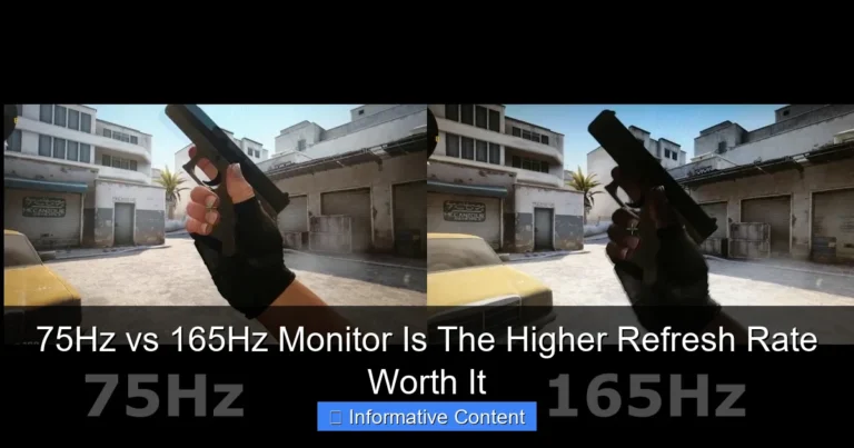 75Hz vs 165Hz Monitor Is The Higher Refresh Rate Worth It