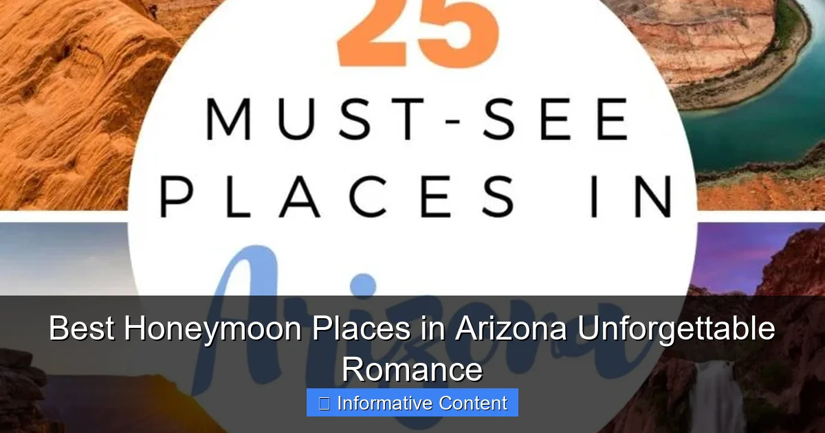 Best Honeymoon Places in Arizona Unforgettable Romance