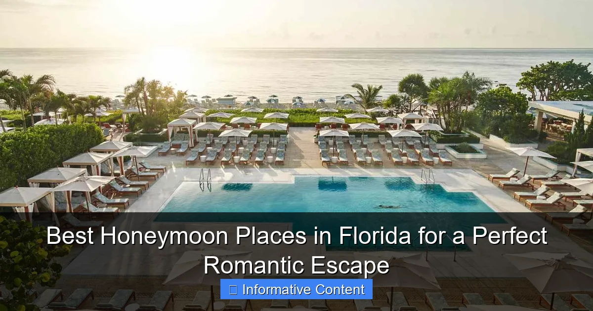 Best Honeymoon Places in Florida for a Perfect Romantic Escape