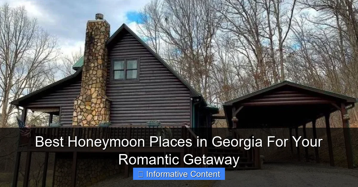 Best Honeymoon Places in Georgia For Your Romantic Getaway