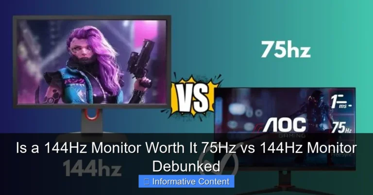 Is a 144Hz Monitor Worth It 75Hz vs 144Hz Monitor Debunked