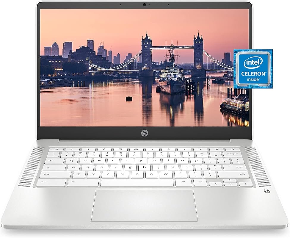 HP Chromebook 14: 14" HD, Intel Celeron N4000, 4GB RAM, 32GB eMMC, Chr