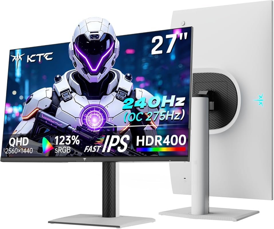 KTC 27-inch QHD 1440P IPS Monitor, an excellent display for Adobe Illu