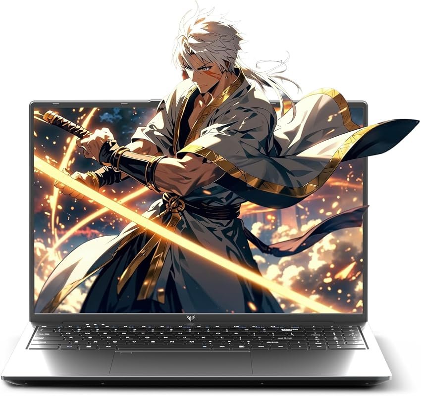 Powerful Laptop for Sims: Intel N150, 16GB RAM, 512GB SSD, 15.6