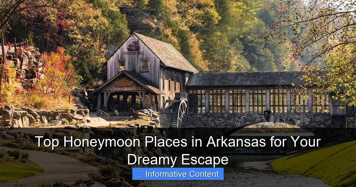 Top Honeymoon Places in Arkansas for Your Dreamy Escape