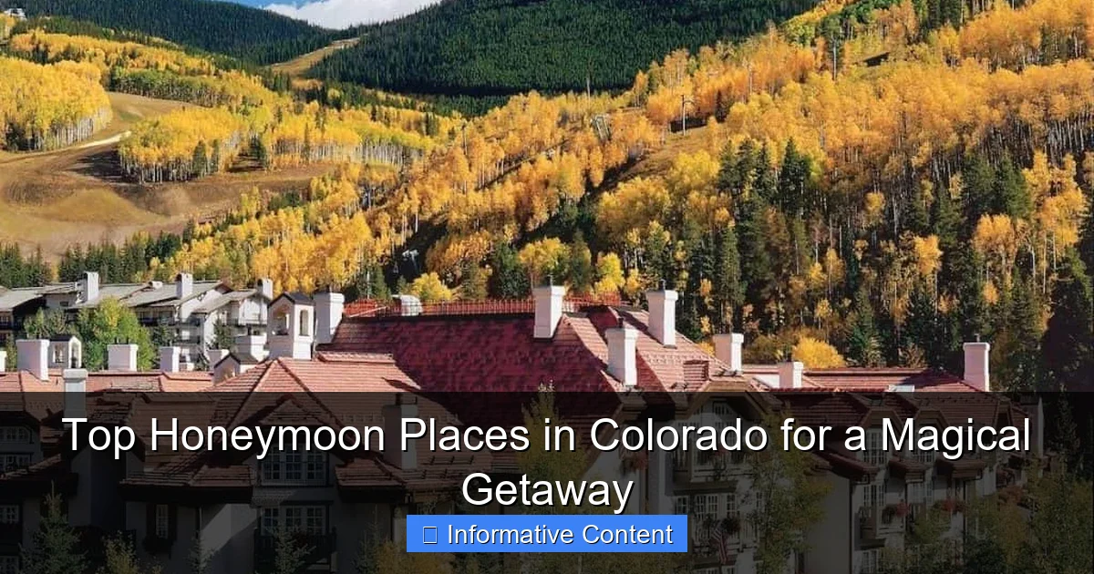 Top Honeymoon Places in Colorado for a Magical Getaway