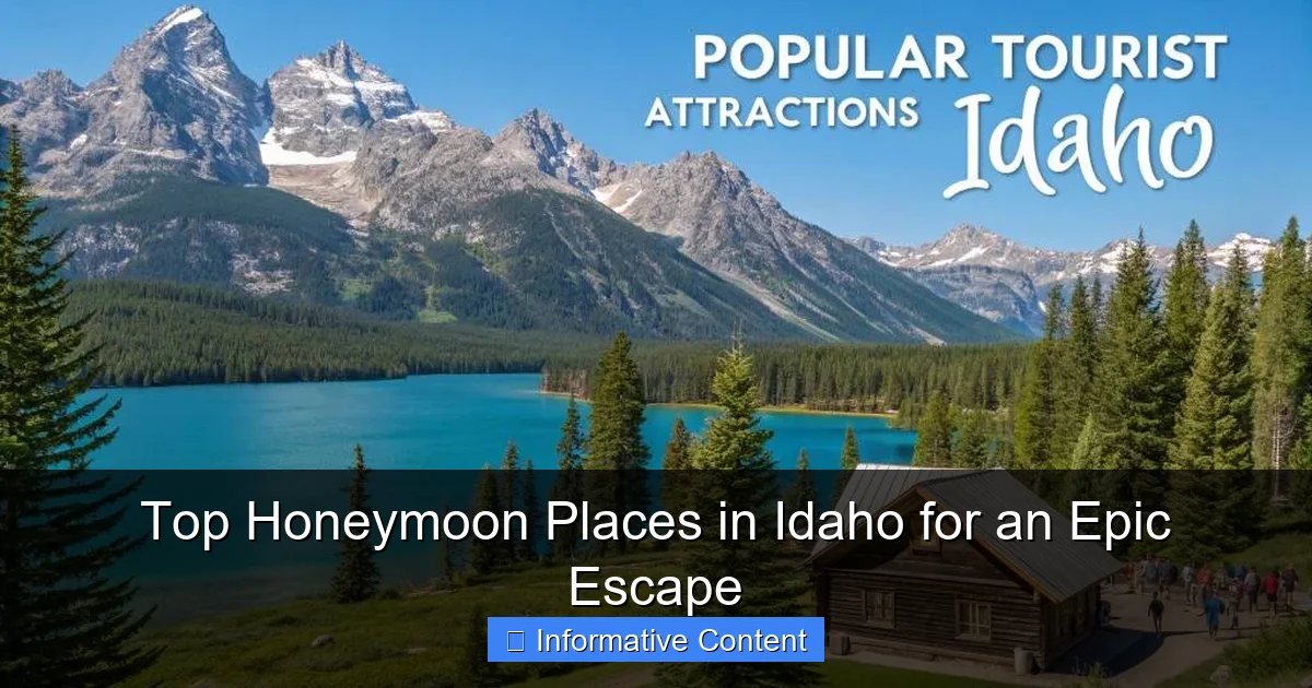 Top Honeymoon Places in Idaho for an Epic Escape