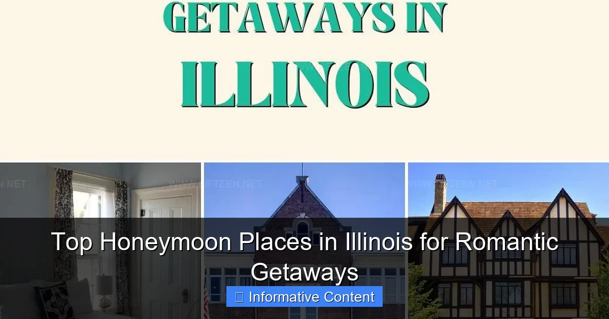 Top Honeymoon Places in Illinois for Romantic Getaways