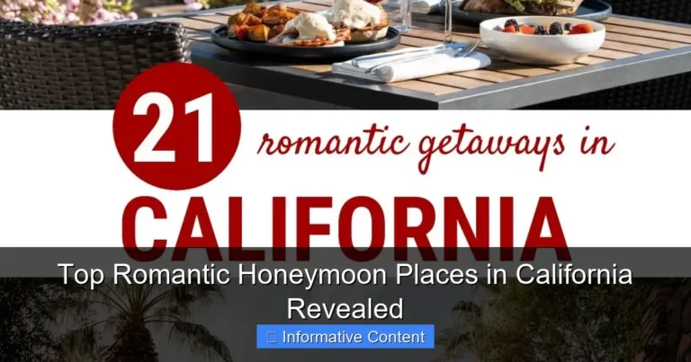 Top Romantic Honeymoon Places in California Revealed