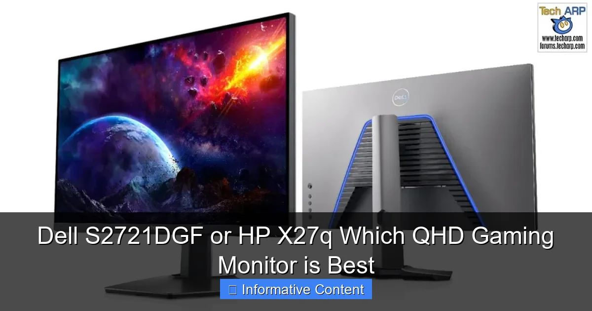 Dell S2721DGF or HP X27q Which QHD Gaming Monitor is Best