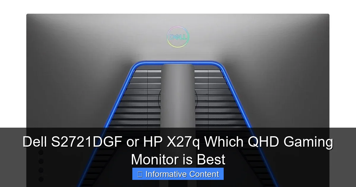 Dell S2721DGF or HP X27q Which QHD Gaming Monitor is Best