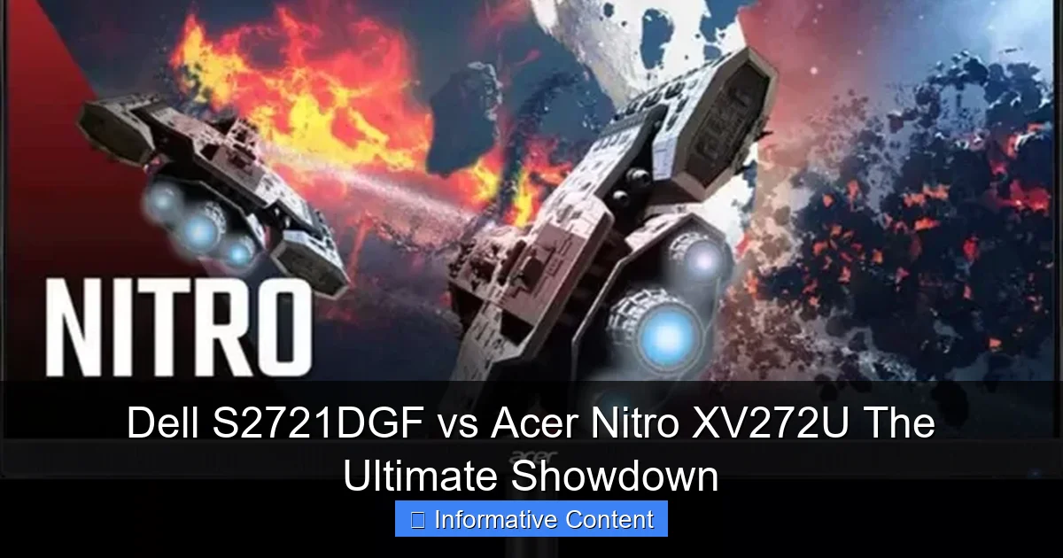 Dell S2721DGF vs Acer Nitro XV272U The Ultimate Showdown