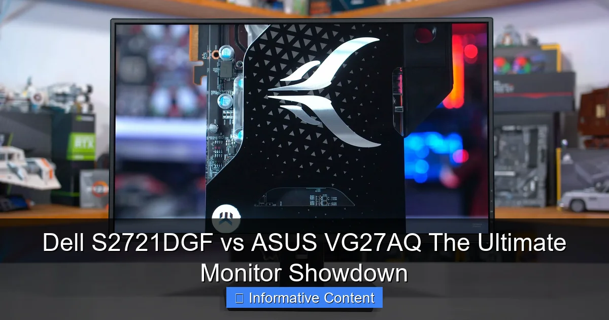 Dell S2721DGF vs ASUS VG27AQ The Ultimate Monitor Showdown