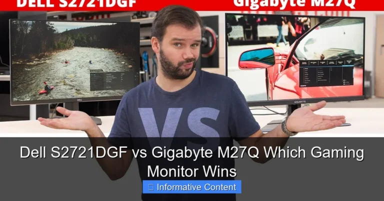 Dell S2721DGF vs Gigabyte M27Q Which Gaming Monitor Wins