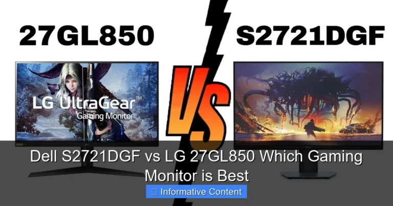 Dell S2721DGF vs LG 27GL850 Which Gaming Monitor is Best