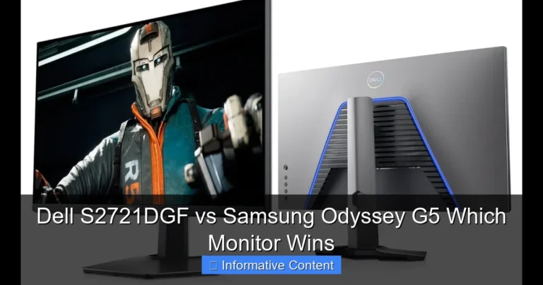 Dell S2721DGF vs Samsung Odyssey G5 Which Monitor Wins