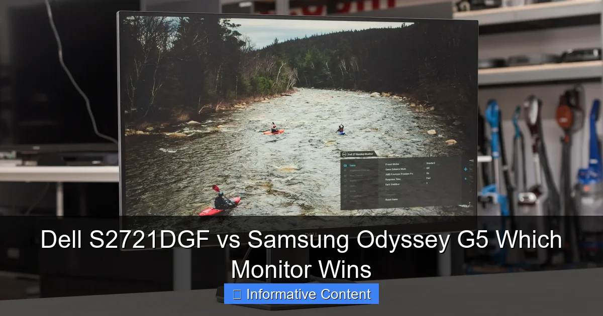 Dell S2721DGF vs Samsung Odyssey G5 Which Monitor Wins