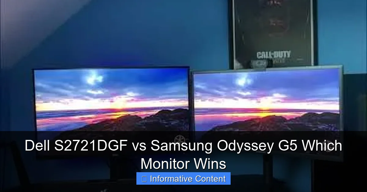 Dell S2721DGF vs Samsung Odyssey G5 Which Monitor Wins
