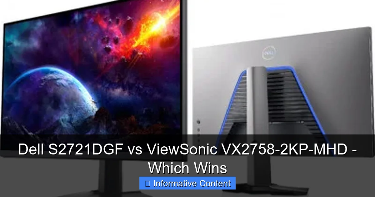 Dell S2721DGF vs ViewSonic VX2758-2KP-MHD - Which Wins