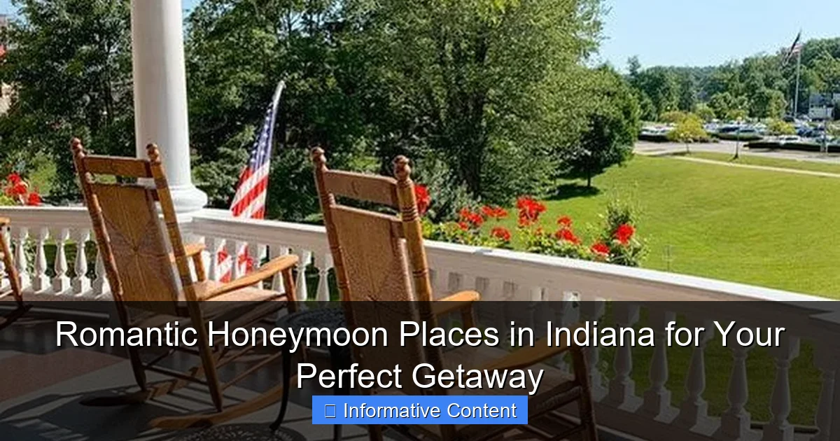 Romantic Honeymoon Places in Indiana for Your Perfect Getaway