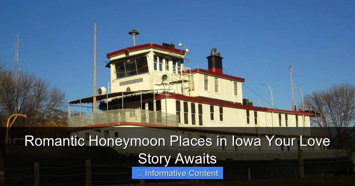 Romantic Honeymoon Places in Iowa Your Love Story Awaits