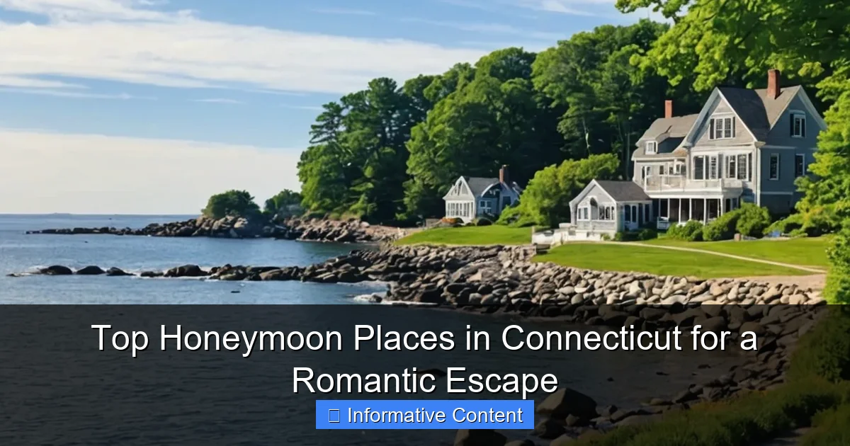 Top Honeymoon Places in Connecticut for a Romantic Escape