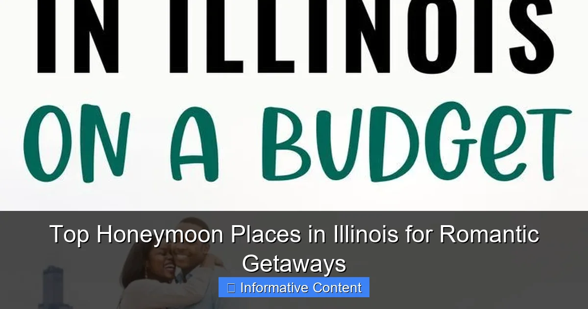 Top Honeymoon Places in Illinois for Romantic Getaways
